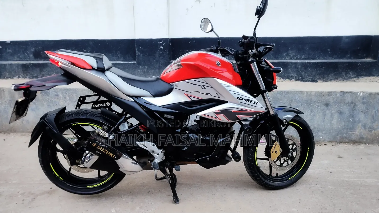 Suzuki Gixxer Fi ABS 2024 Orange