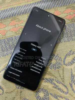 স্যামসাং গ্যালাক্সি এ৫২ ১২৮ জিবি কালো