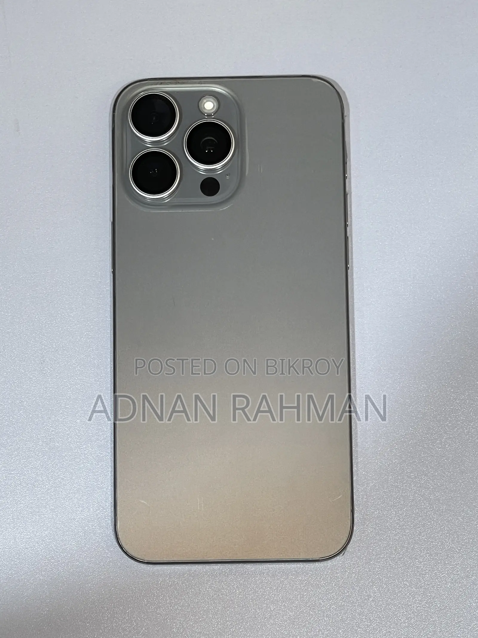 অ্যাপল আইফোন ১৫ প্রো ম্যাক্স ২৫৬ জিবি গ্রে