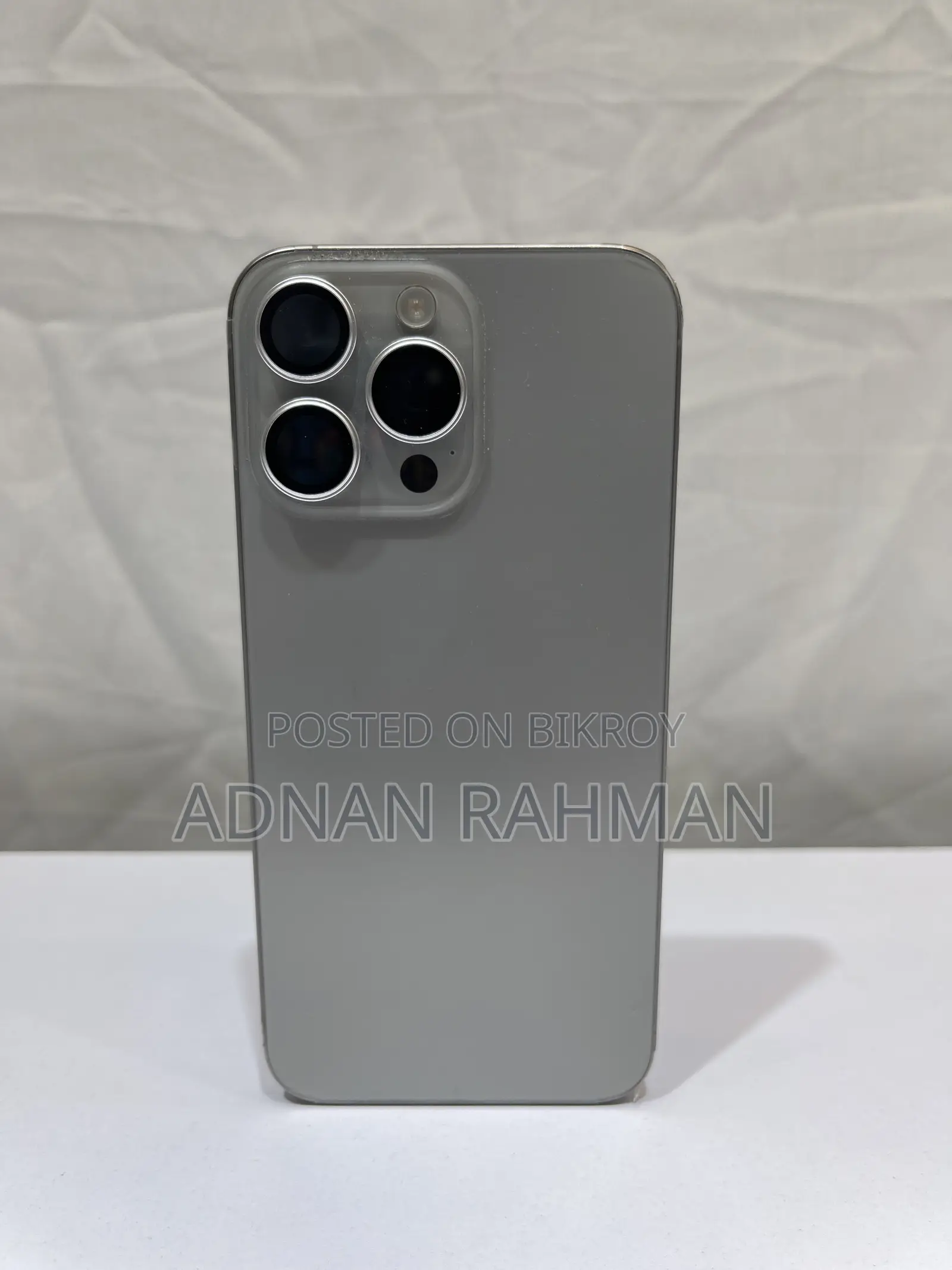 অ্যাপল আইফোন ১৫ প্রো ম্যাক্স ২৫৬ জিবি গ্রে