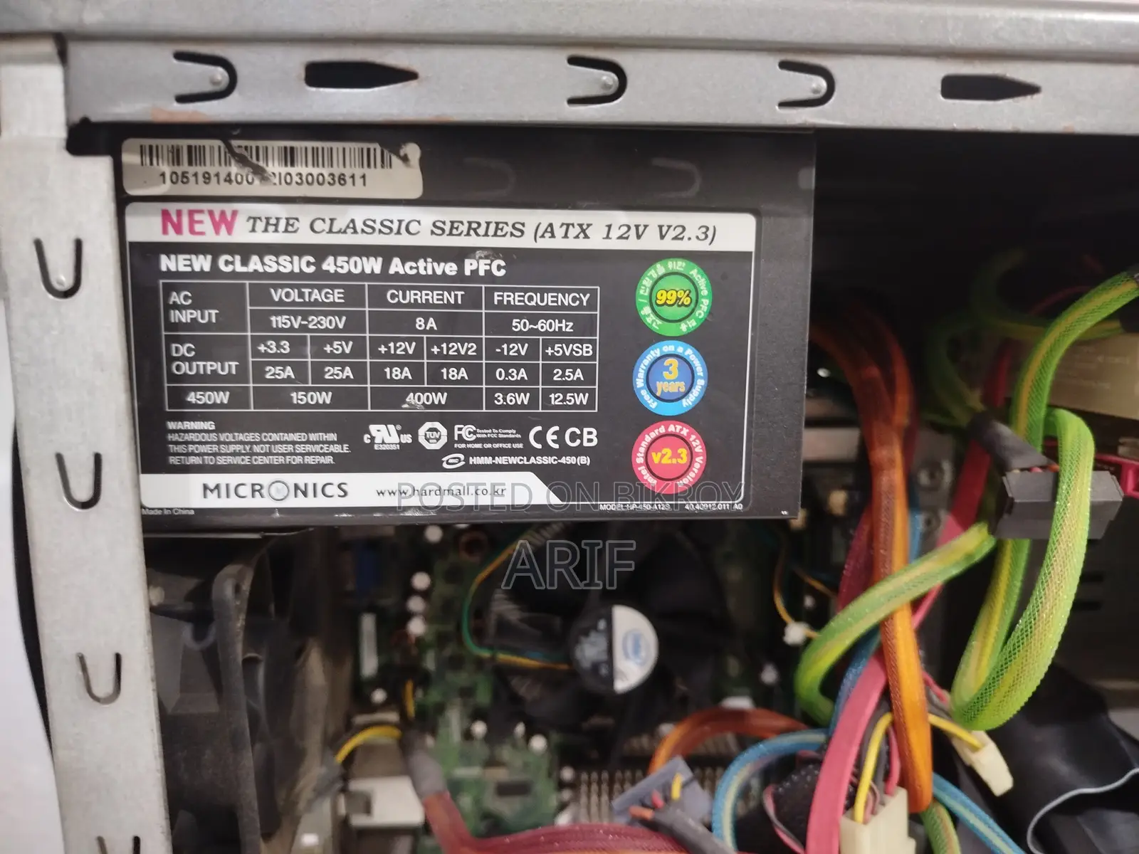 Desktop Computer 4GB Intel Core 2 Duo HDD 256GB
