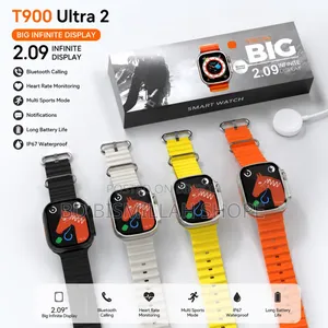 T900 Ultra Men Smart Watch 2.09" Hd Screen Bluetooth Calling Pedometer