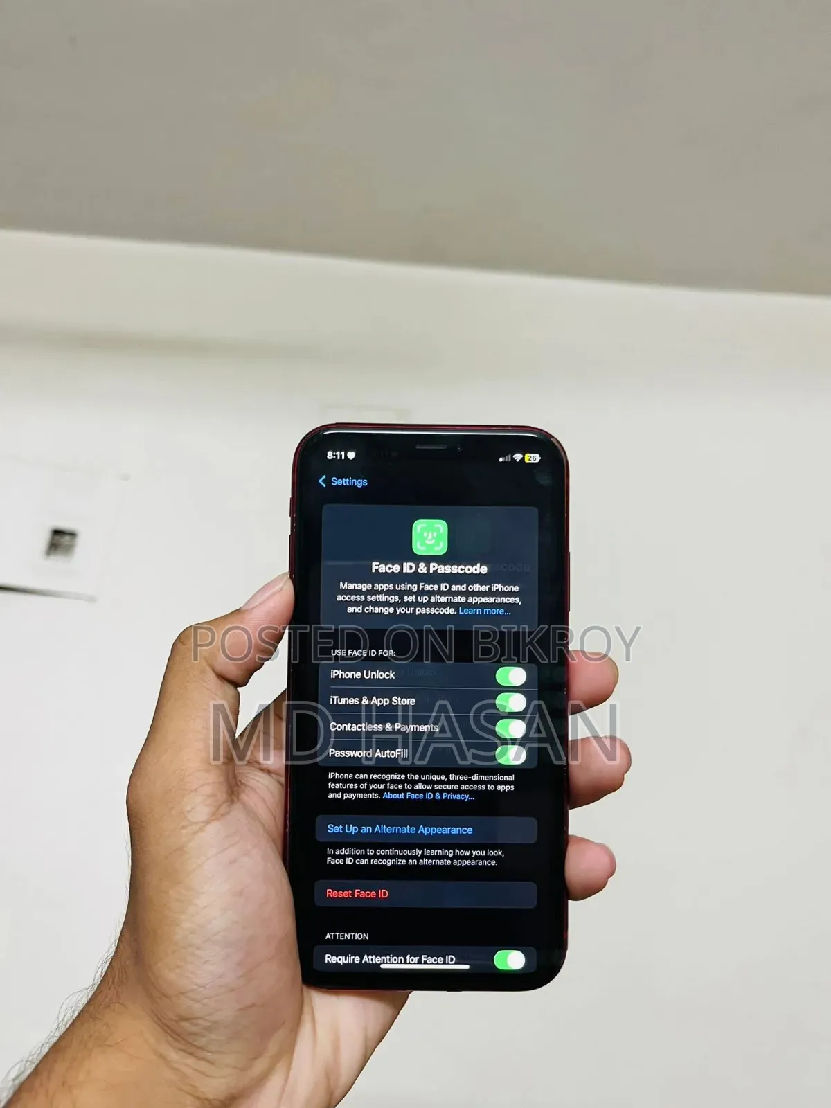 অ্যাপল আইফোন ৮ ২৫৬ জিবি রেড