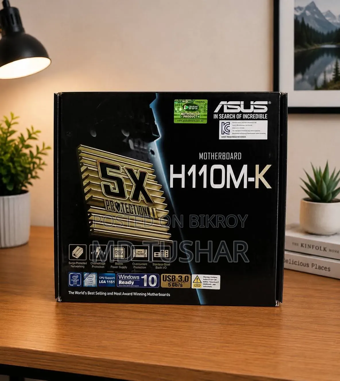 Desktop Computer Asus 16GB Intel Core i5 SSD 128GB