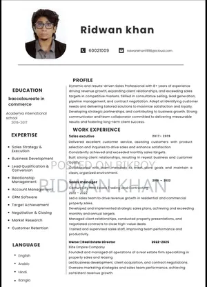 Ex - CEO, GM, DGM and Sales Executive