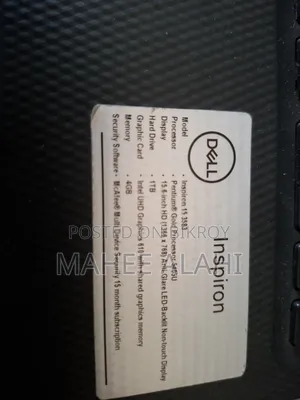 Laptop Dell Inspiron 15 3583 4GB RAM 1TB HDD