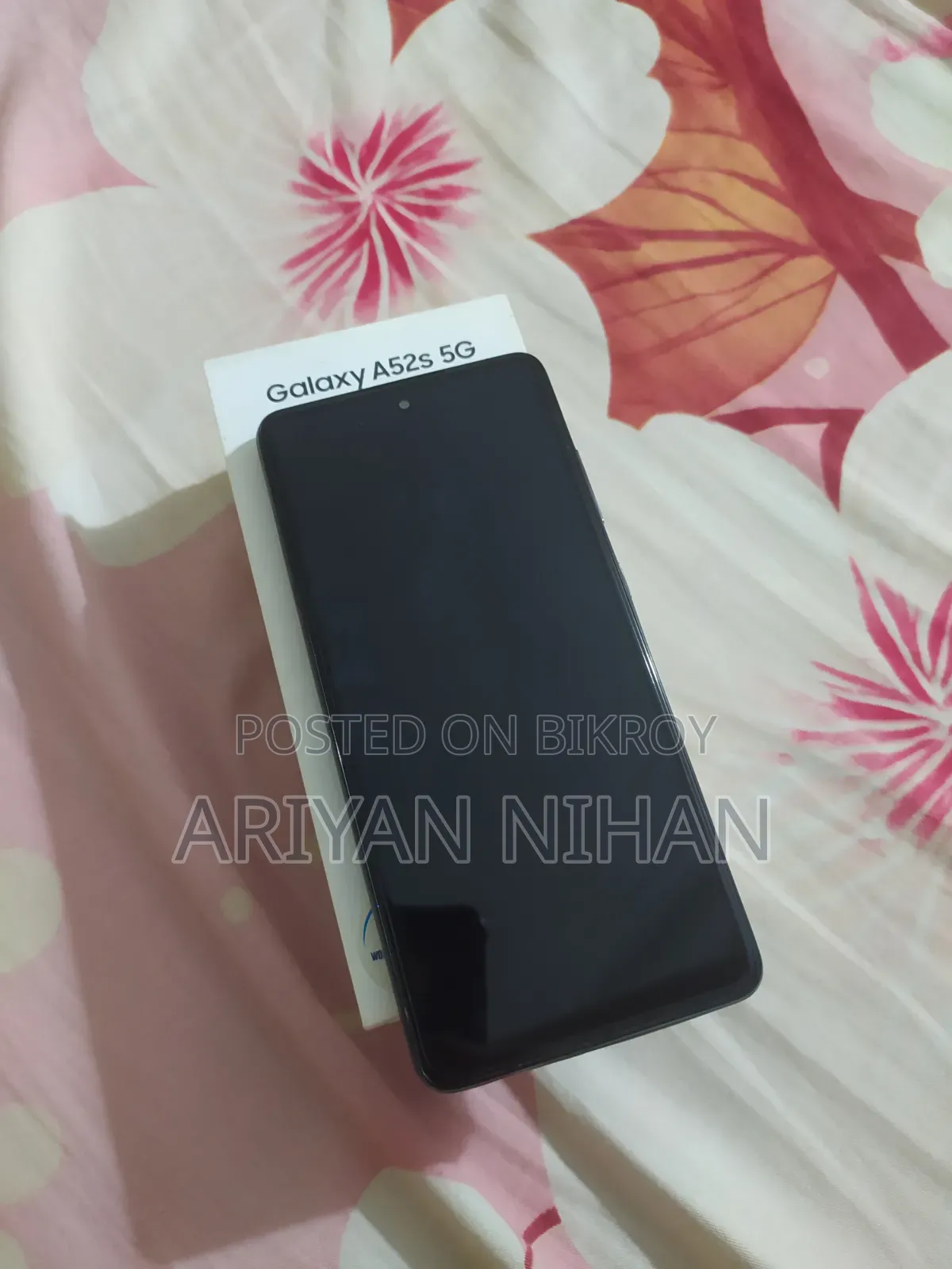 স্যামসাং গ্যালাক্সি এ৫২এস ৫জি ১২৮ জিবি ব্ল্যাক