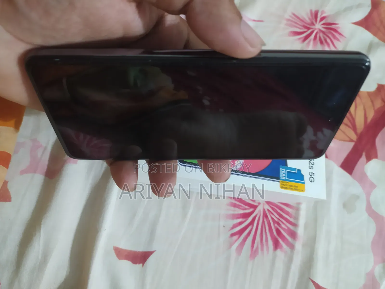 স্যামসাং গ্যালাক্সি এ৫২এস ৫জি ১২৮ জিবি ব্ল্যাক