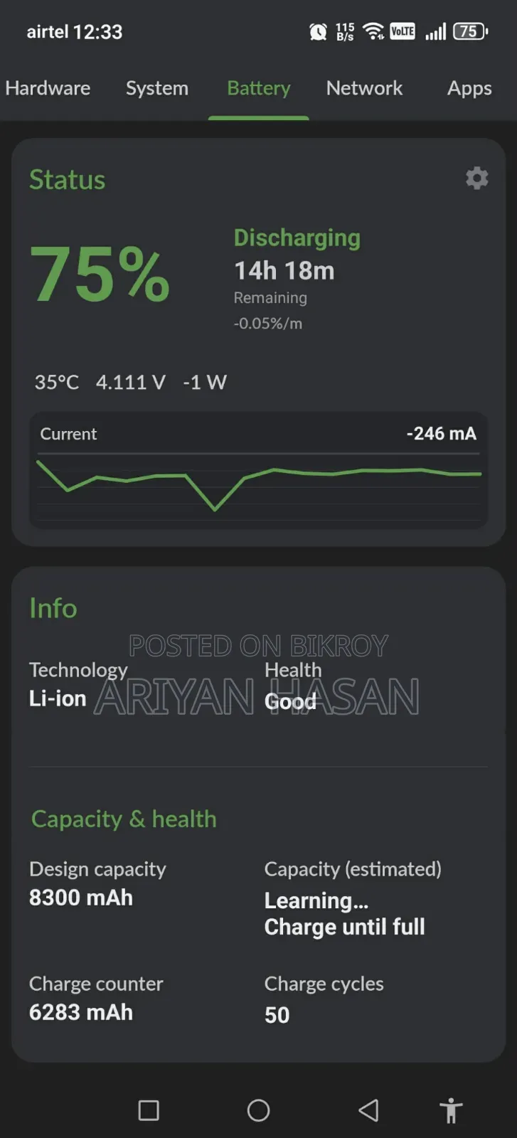 Honor X9d 256 GB Black