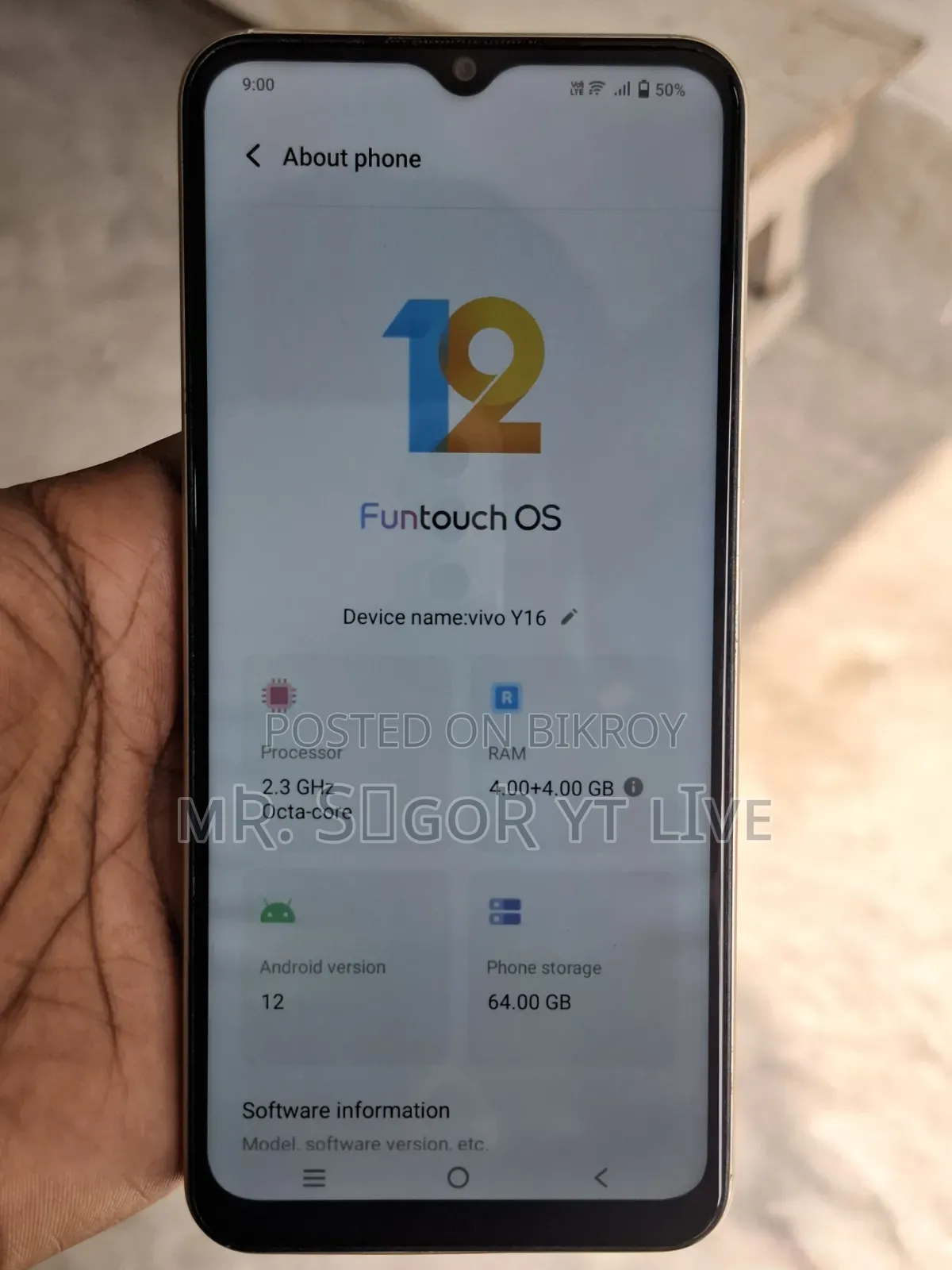 Vivo Y16 64 GB