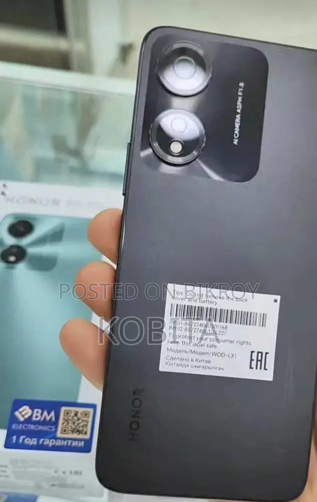 New Honor X5b Plus 128 GB Black