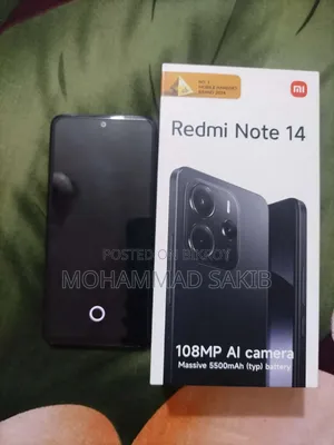 Xiaomi Redmi Note 14 4G 128 GB Black