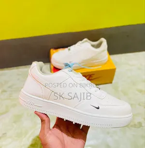 Premium White Colour Sneakers | 44 Size Available Only