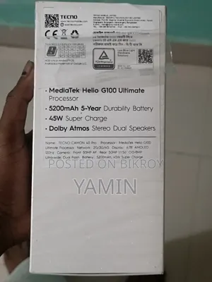 Tecno Camon 40 Pro 4G 256 GB White