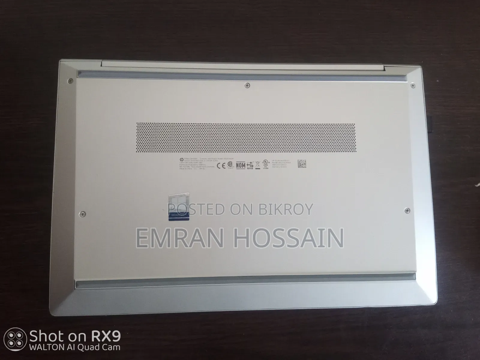 Laptop HP EliteBook 830 G7 16GB Intel Core I7 SSD 512GB