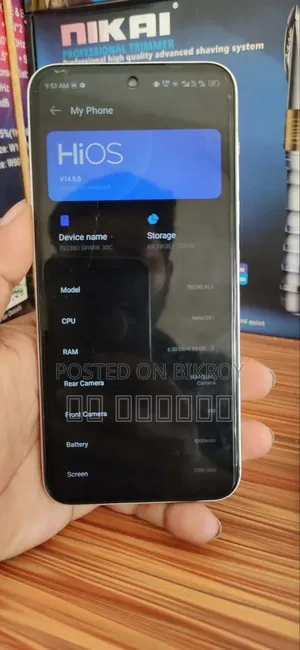 Tecno Spark 30C 128 GB White