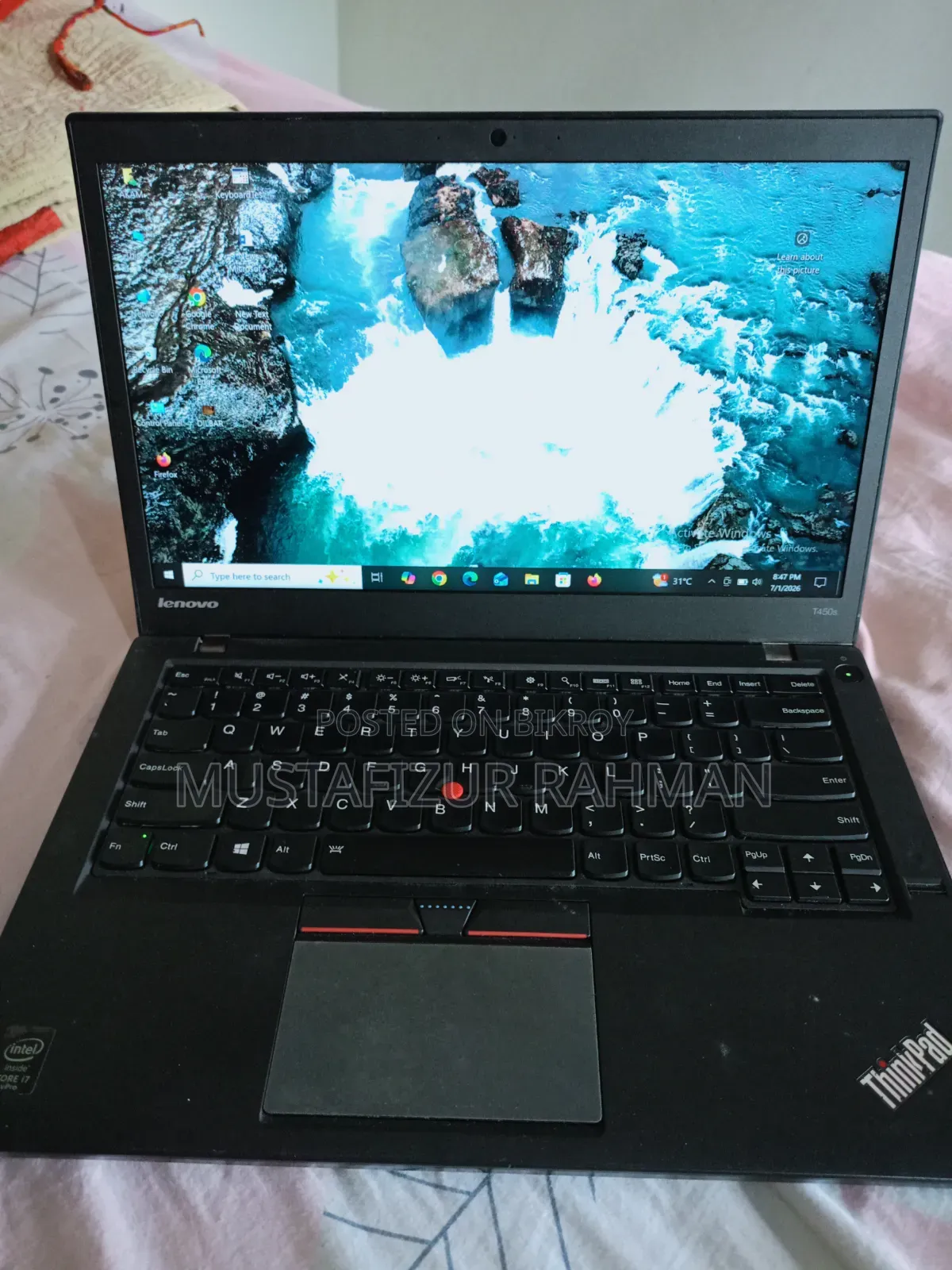 Laptop Lenovo ThinkPad W520 8GB Intel Core I7 SSD 256GB