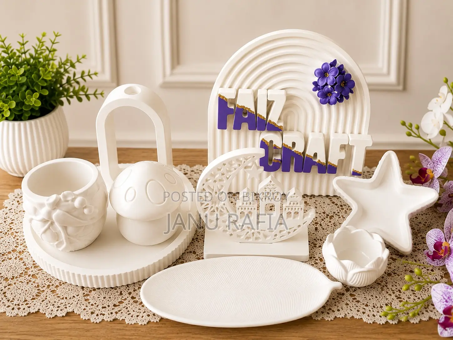 Gypsum Home Decor