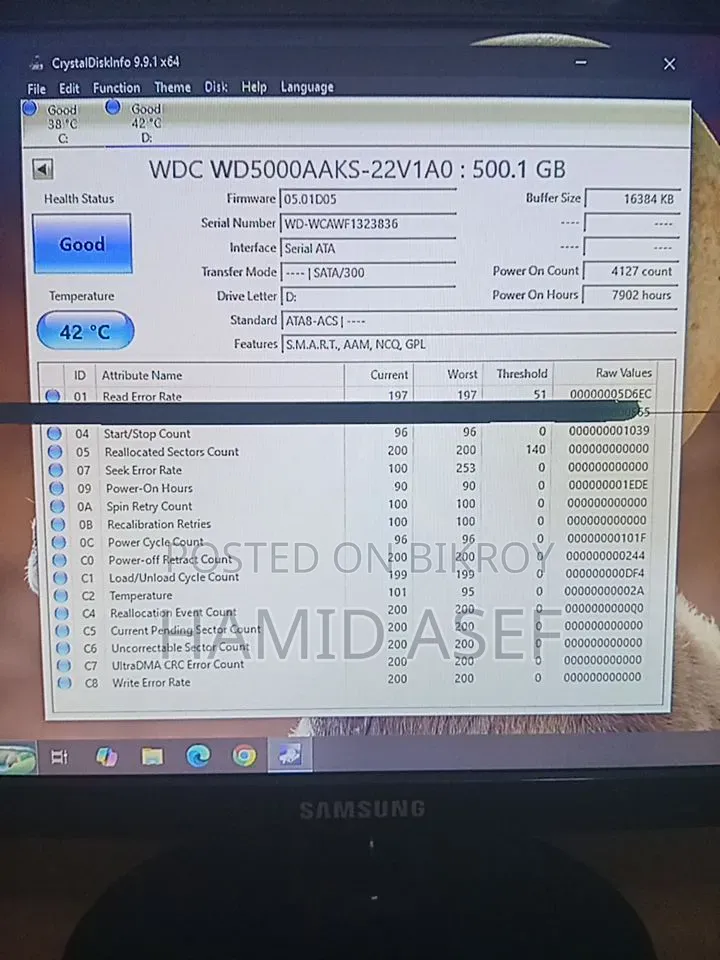 Desktop Computer 8GB Intel Pentium HDD 500GB