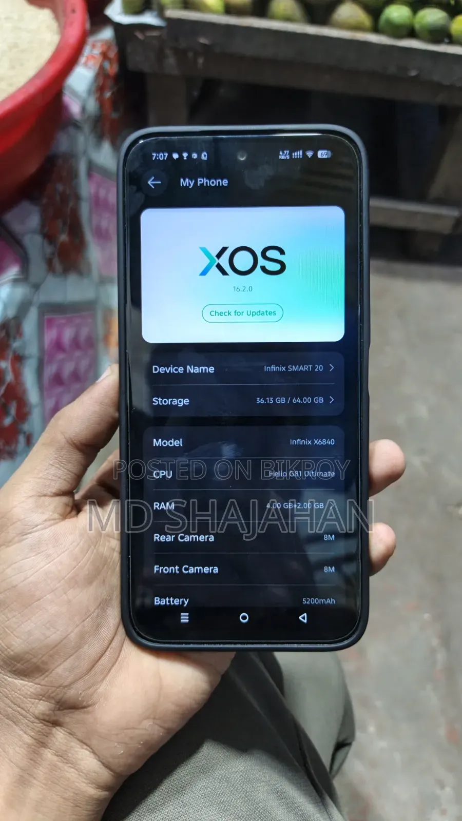 Infinix Smart 20 64 GB Black