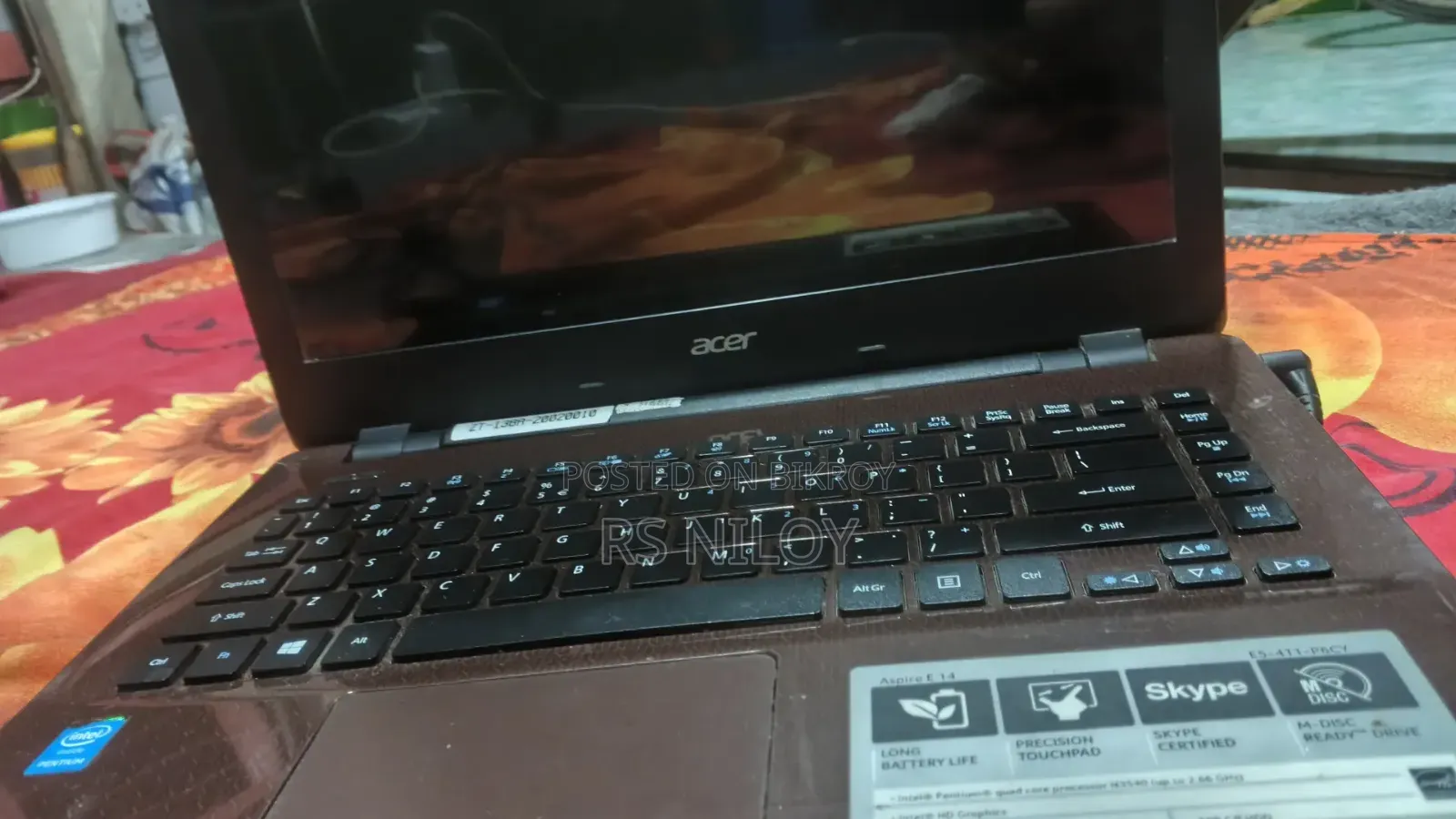 Laptop Acer Aspire E1-471 4GB Intel Pentium HDD 512GB