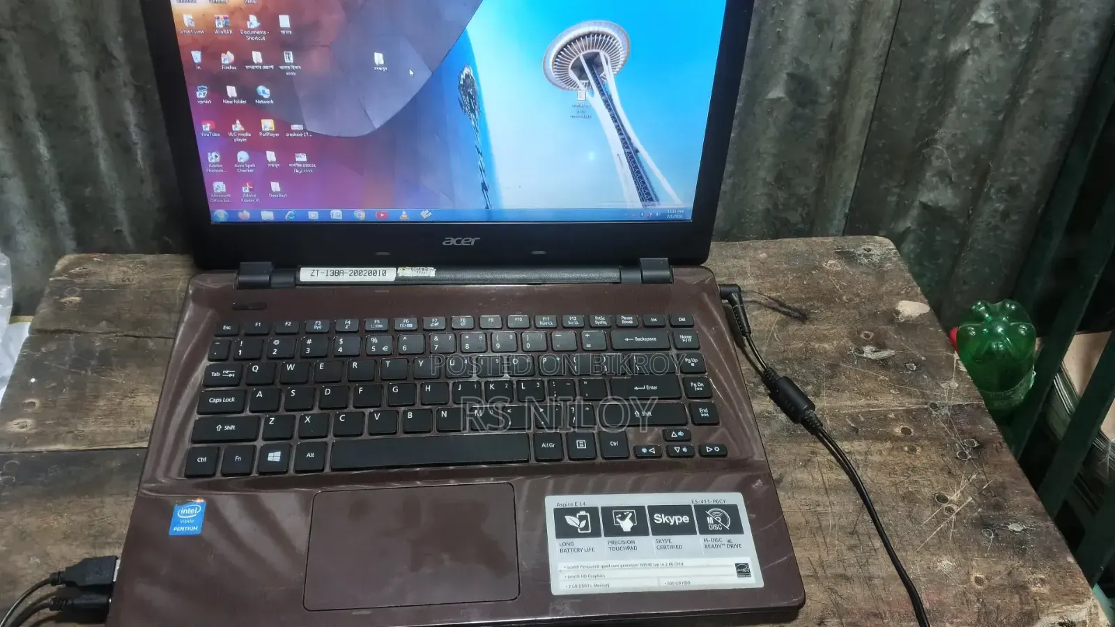 Laptop Acer Aspire E1-471 4GB Intel Pentium HDD 512GB