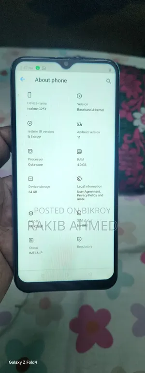Realme C25Y 64 GB Bronze