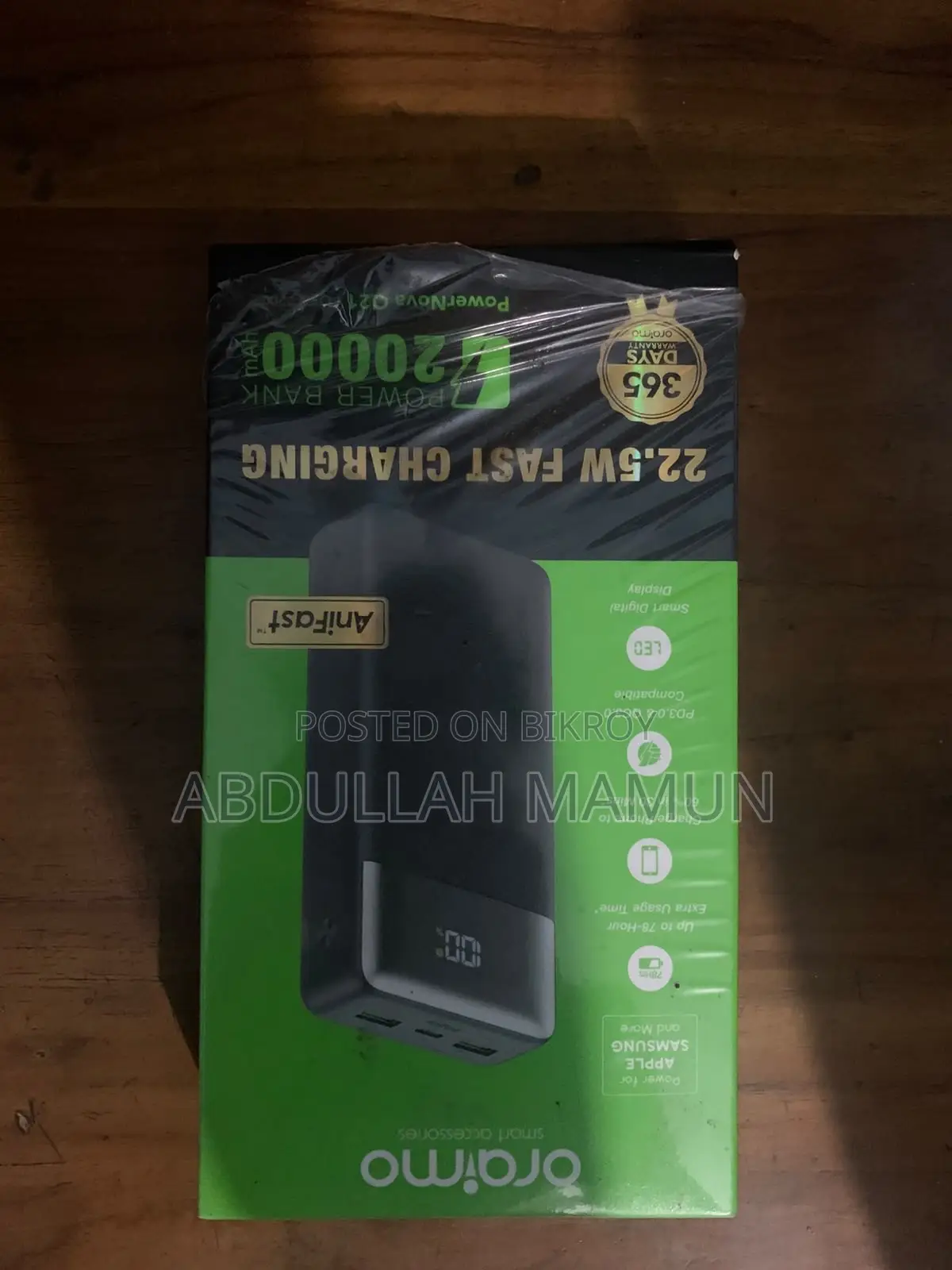 Original Oraimo Power Bank 20000mAh