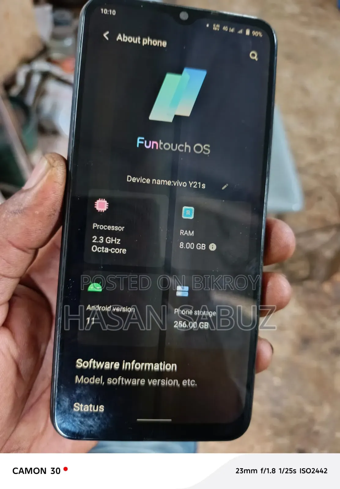 Vivo Y21 128 GB Black