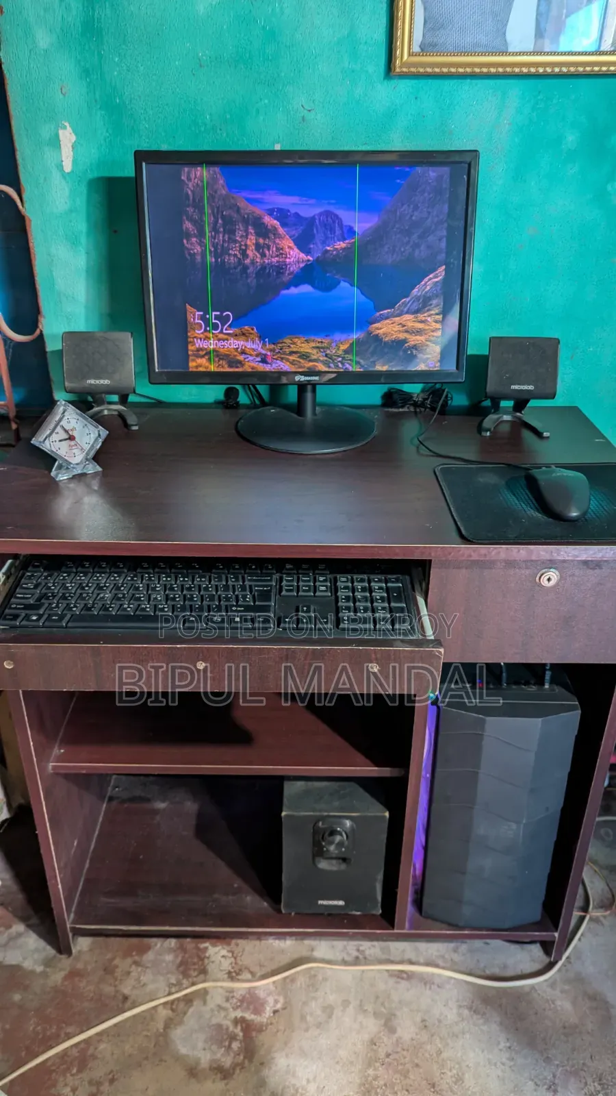 Desktop Computer 8GB Intel Core I5 SSD 256GB