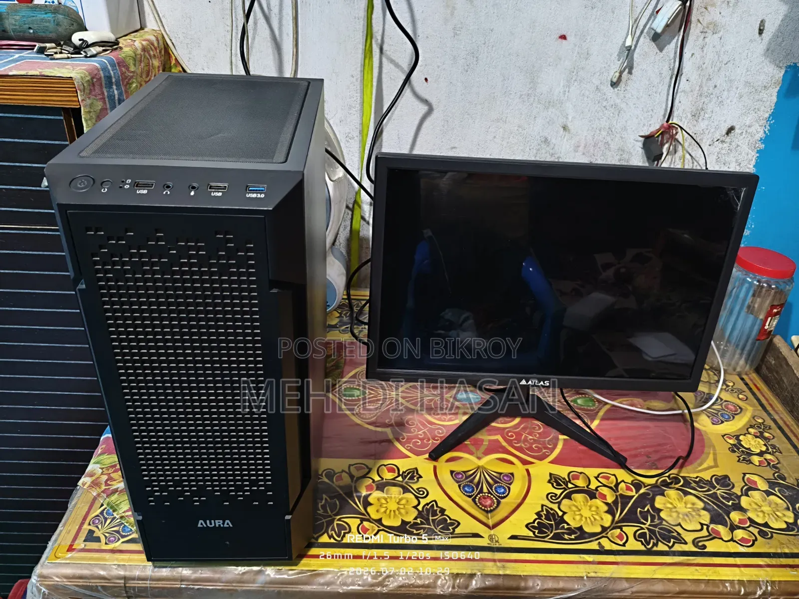 Desktop Computer 8GB Intel Core I5 SSD 256GB