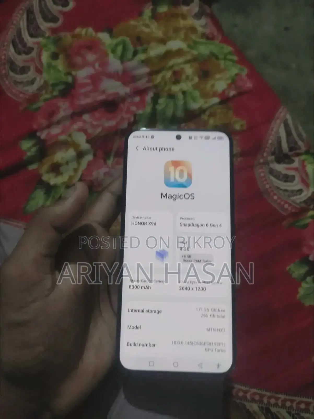 Honor X9d 256 GB Black