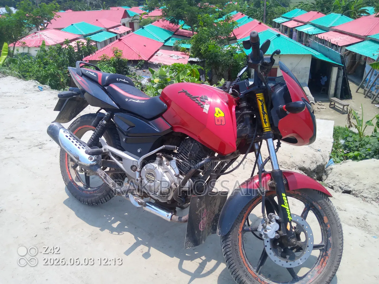 Bajaj Pulsar 150 2013 Red