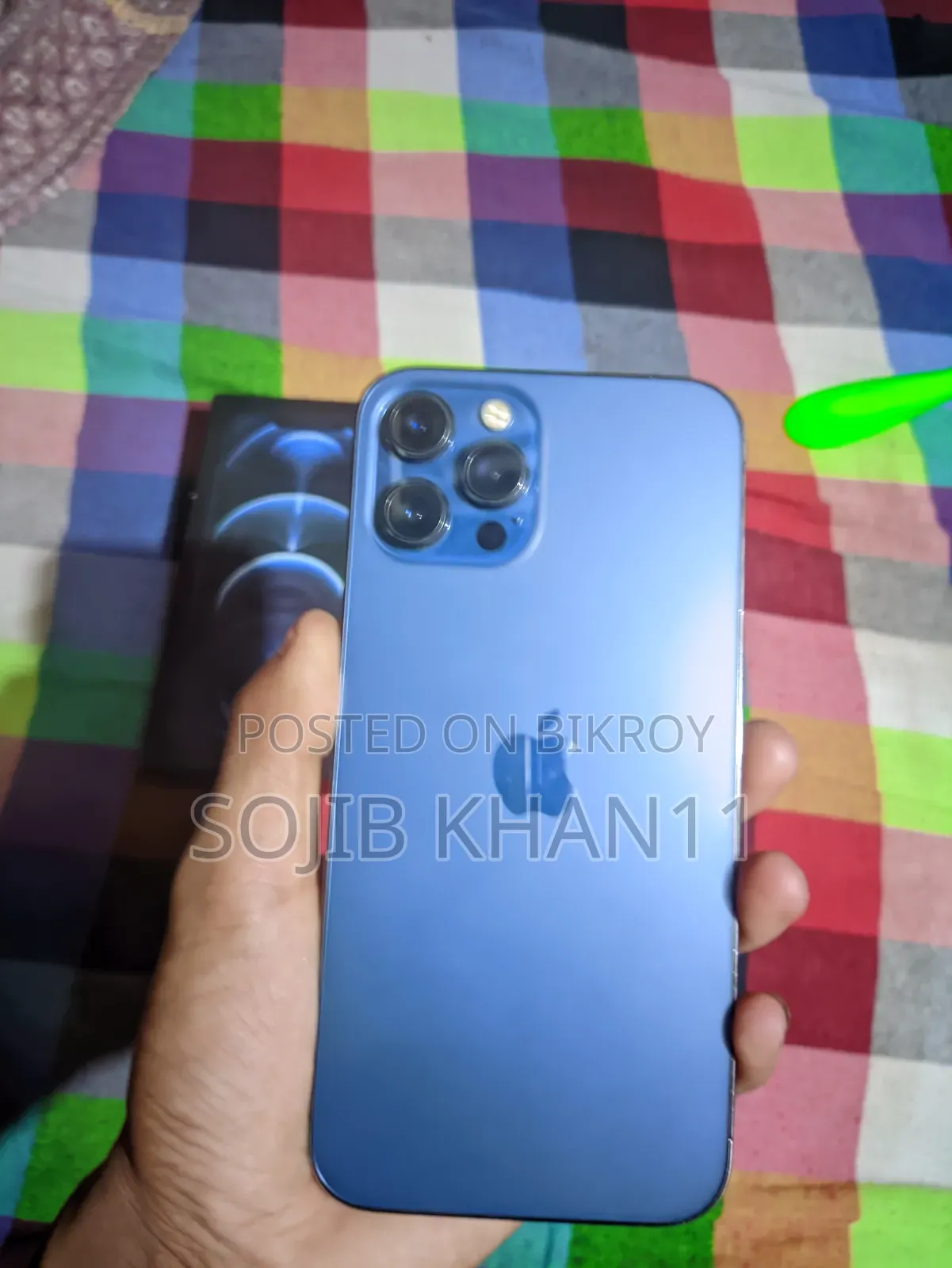 অ্যাপল আইফোন ১২ প্রো ম্যাক্স ২৫৬ জিবি ব্লু
