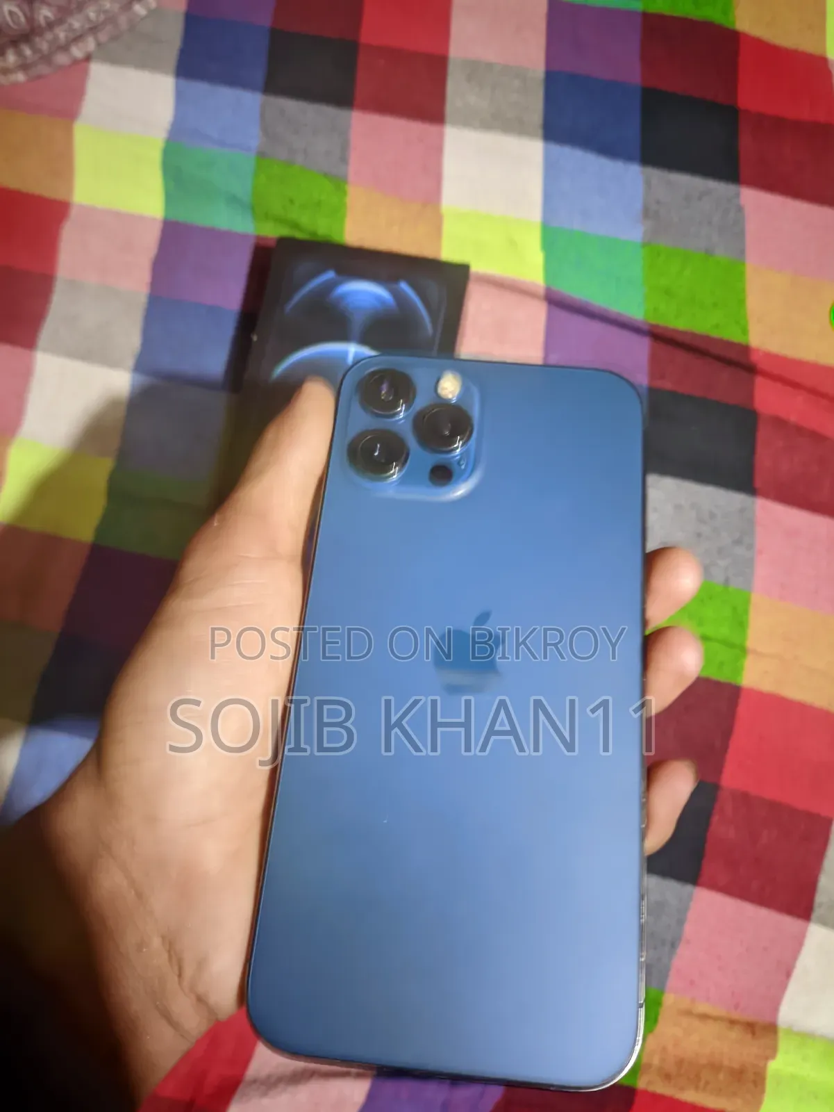 অ্যাপল আইফোন ১২ প্রো ম্যাক্স ২৫৬ জিবি ব্লু