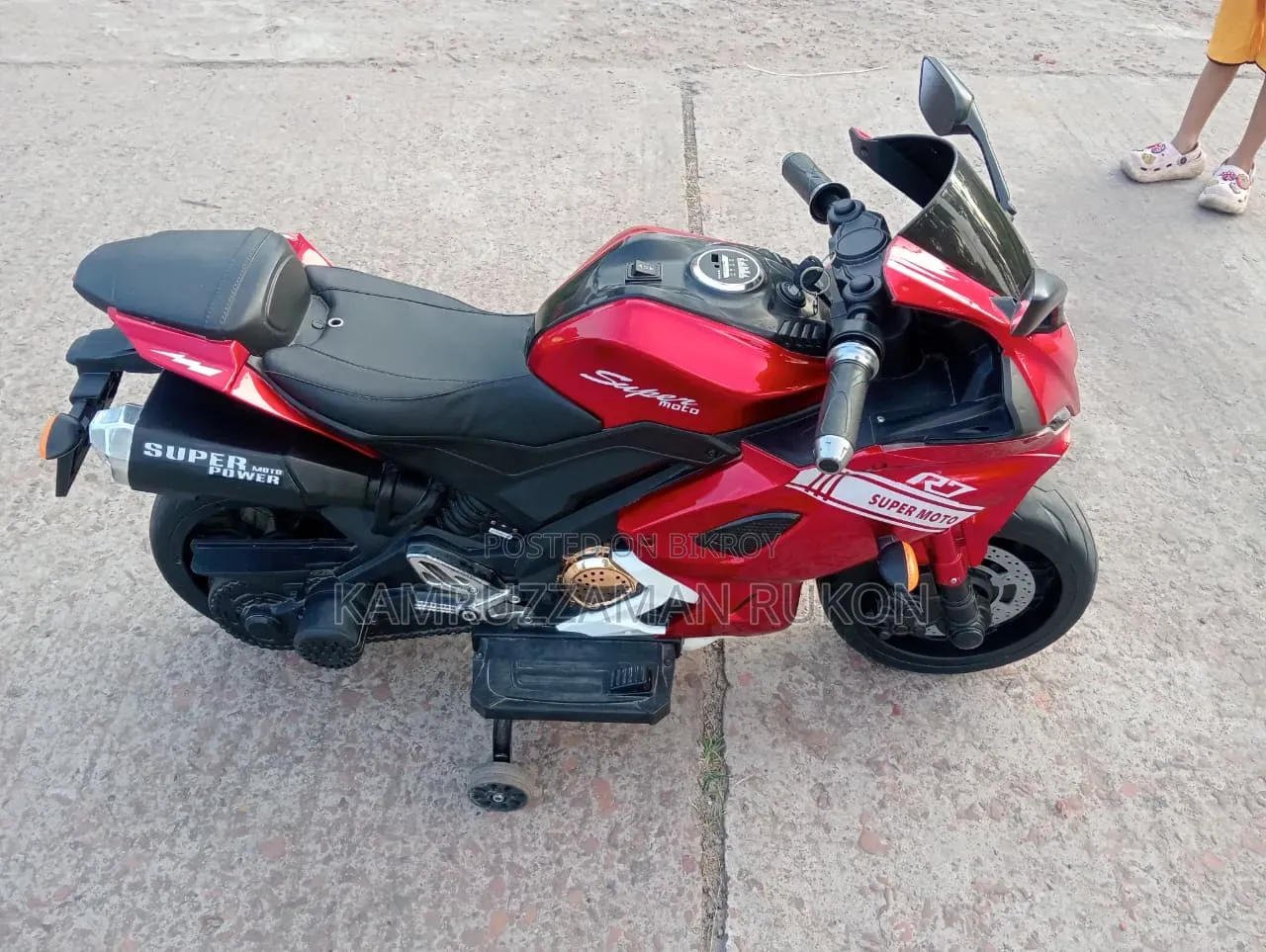 Kids Moto Bike Charging