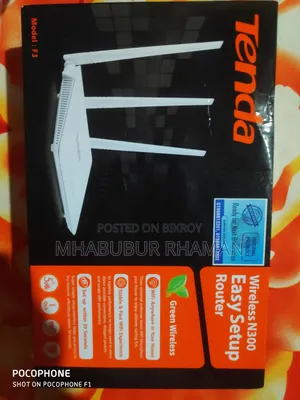 Tenda F3 Almost New Condition