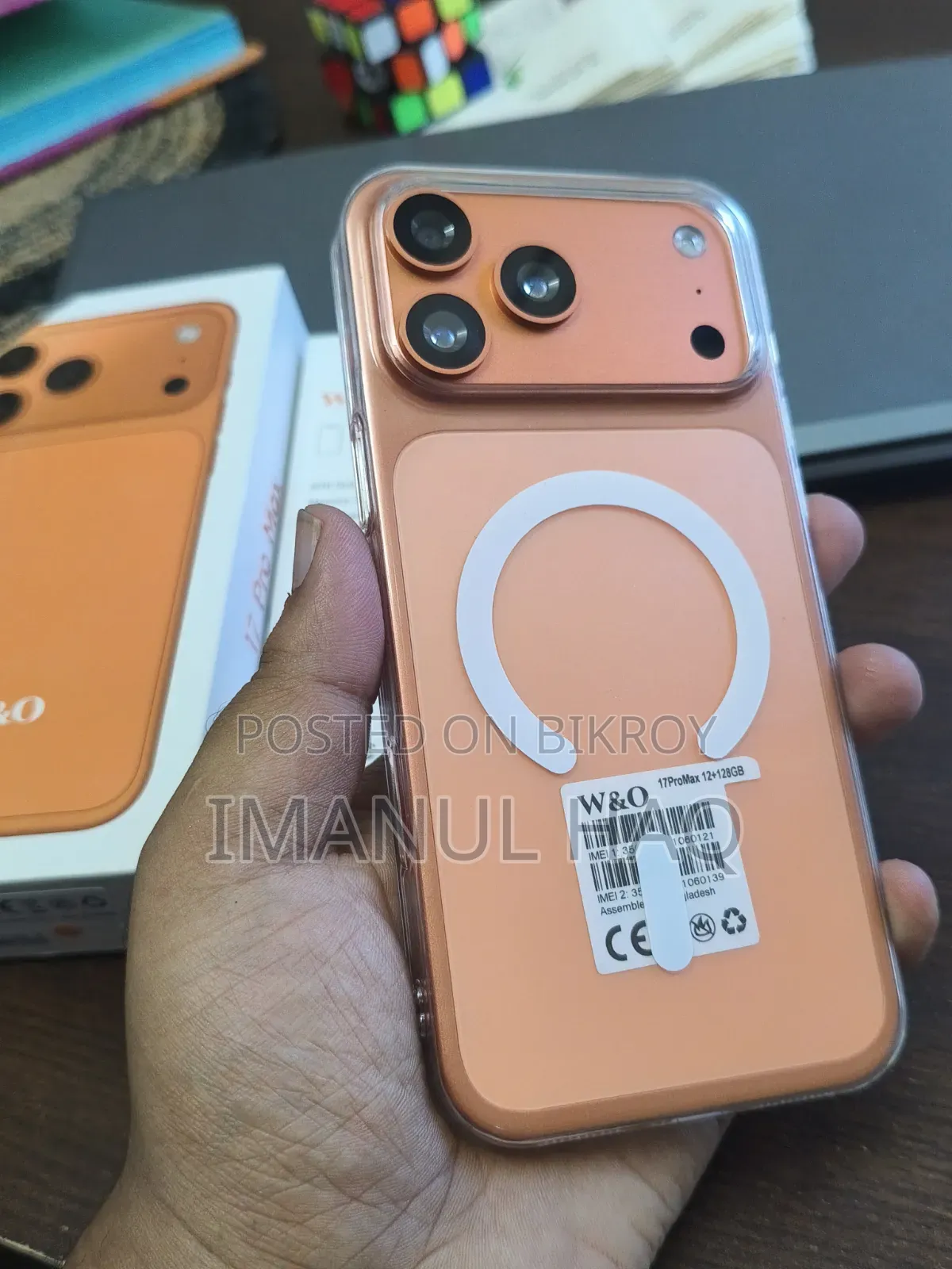 New W&O 17 Pro Max 128 GB Orange