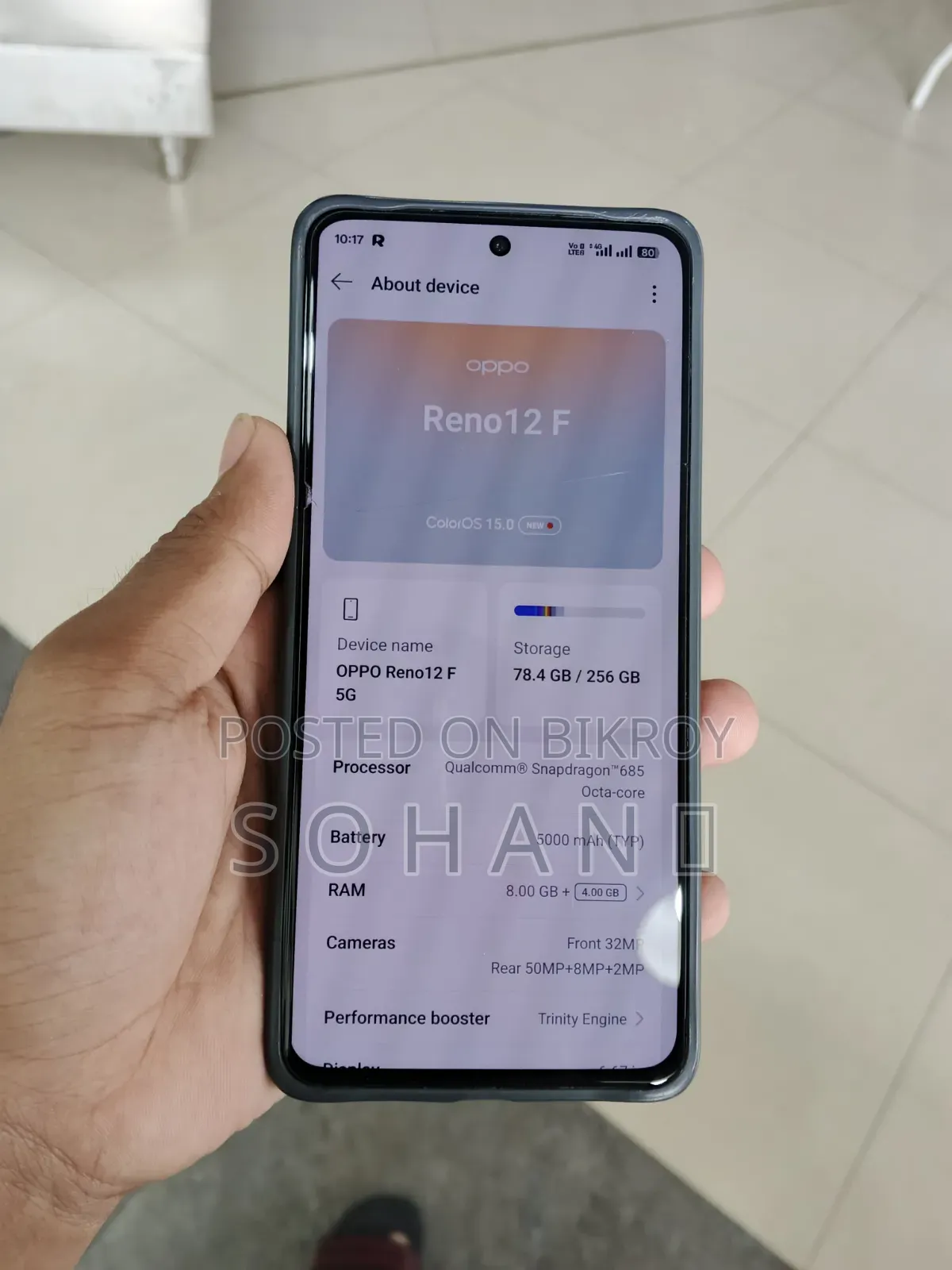 Oppo Reno12 F 256 GB Black