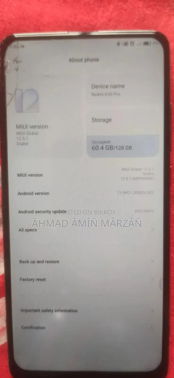 Xiaomi Redmi Pro Premium 128 GB Black