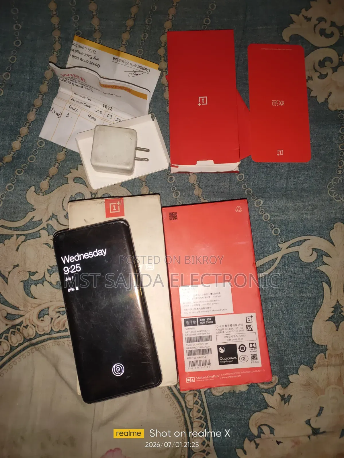 OnePlus 7 Pro 256 GB Gold