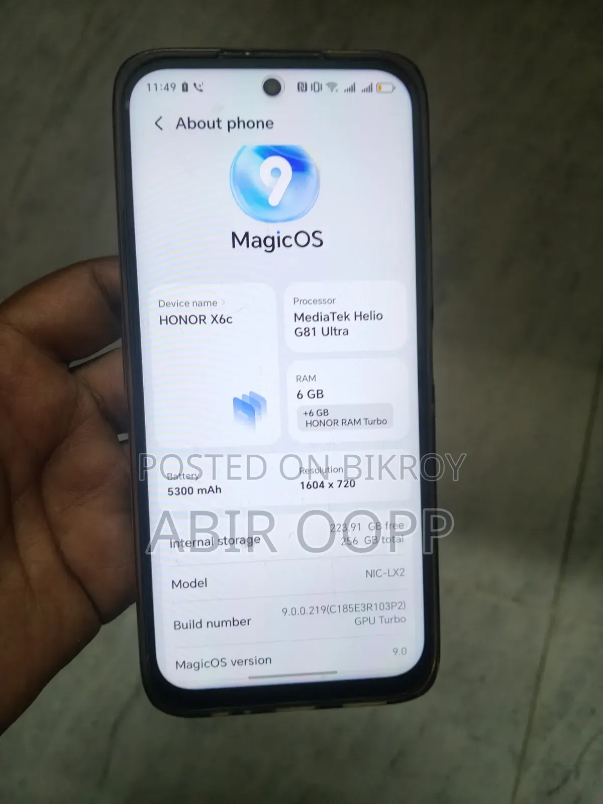 Honor X6C 256 GB White