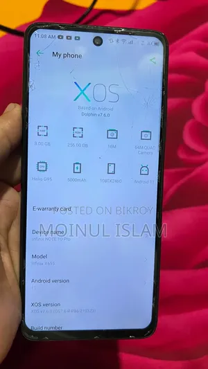 Infinix Note 10 Pro 256 GB Blue