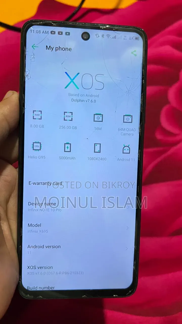Infinix Note 10 Pro 256 GB Blue