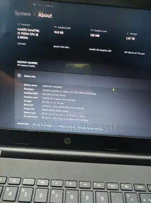 Laptop HP Pavilion X360 15t 8GB Intel Core I3 HDD+SSD 128GB