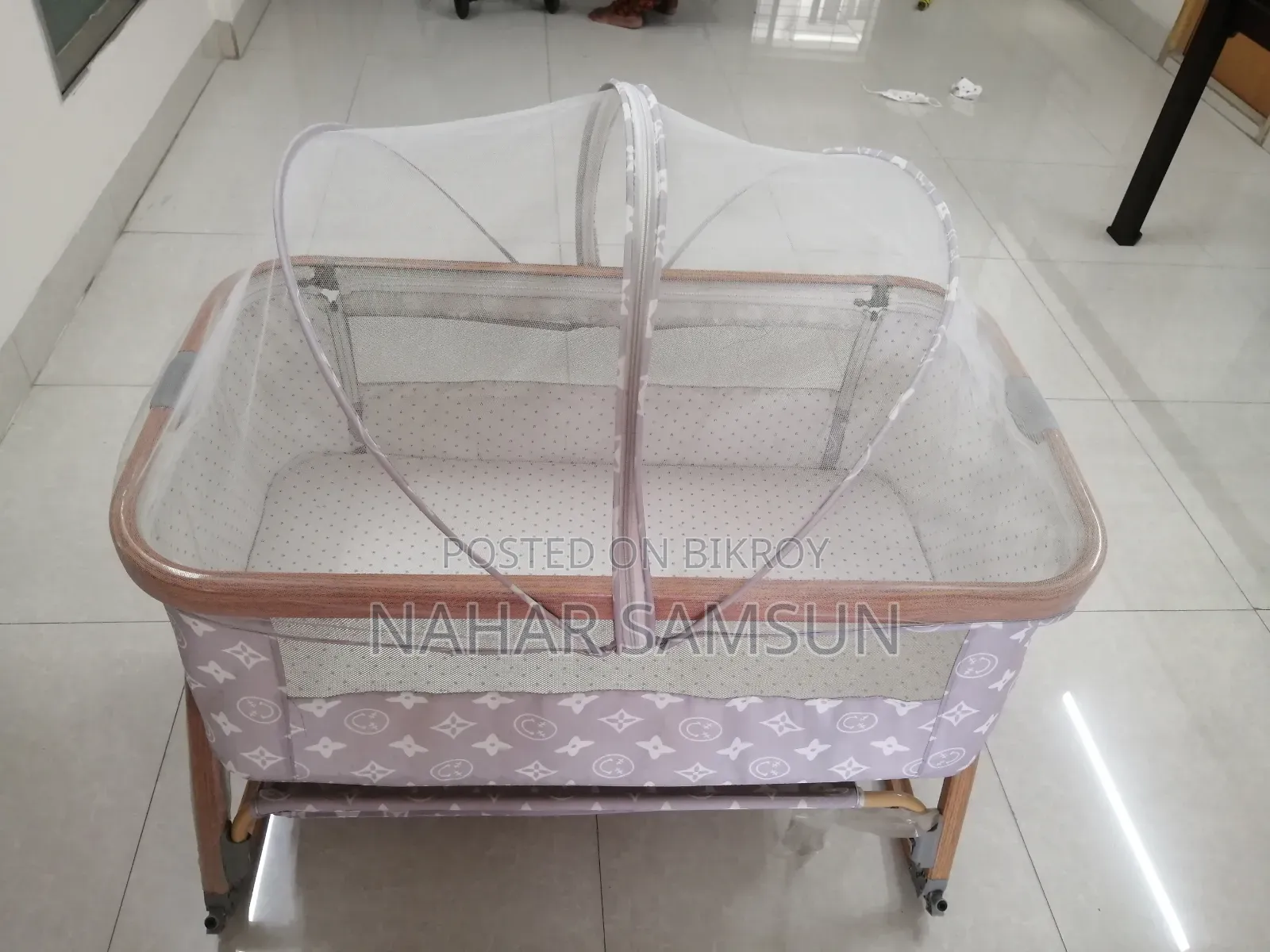 Baby Cot Baby Crib With Swing Mosquito Net