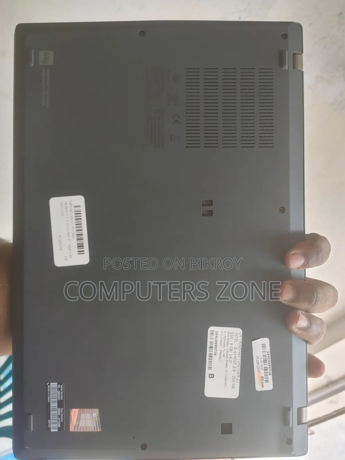 Laptop Lenovo ThinkPad E14 Gen 2 8GB Intel Core I5 eMMC 256GB