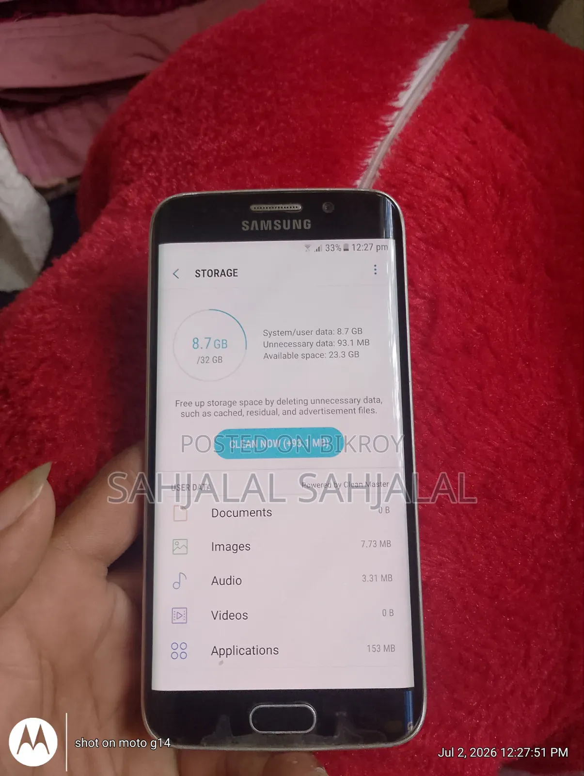 Samsung Galaxy S6 edge 32 GB Blue