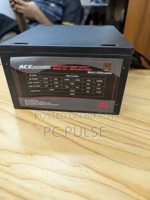 Ace Power Mspu-80+/Fp550 550w 80 Plus Bronze Certified Power Supply