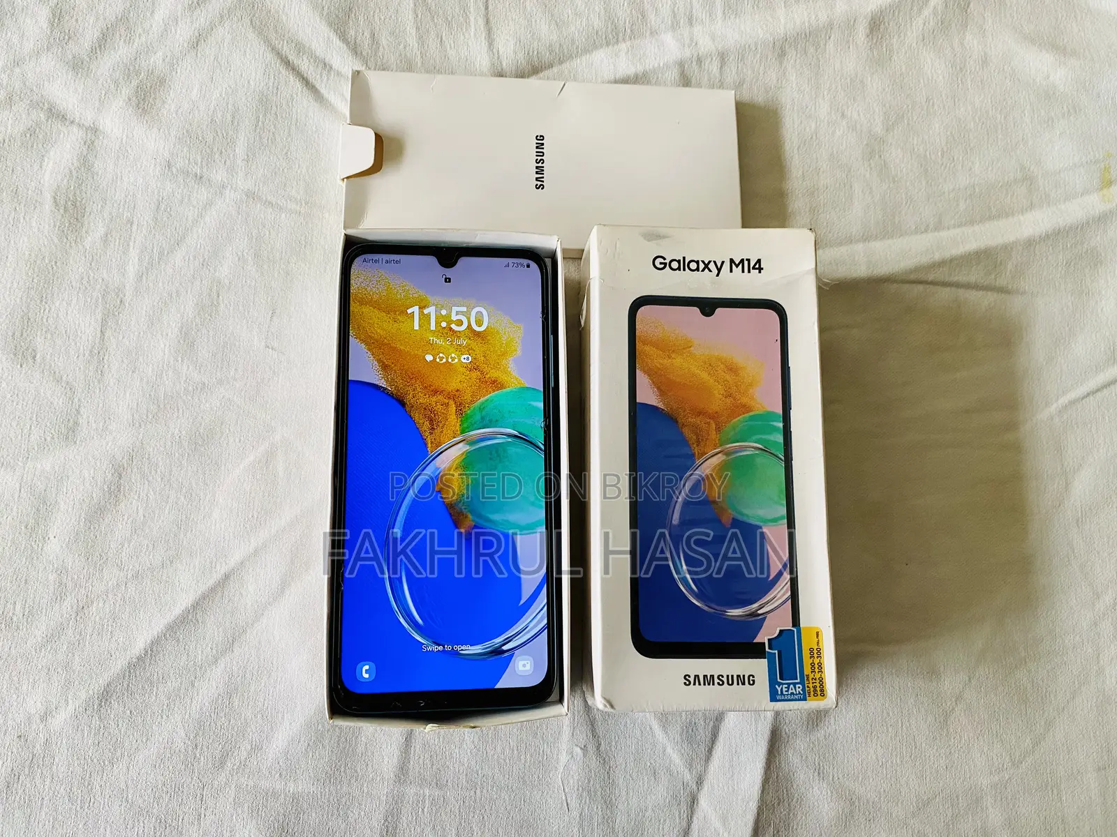 স্যামসাং গ্যালাক্সি এম১৪ ৪জি ১২৮ জিবি নীল
